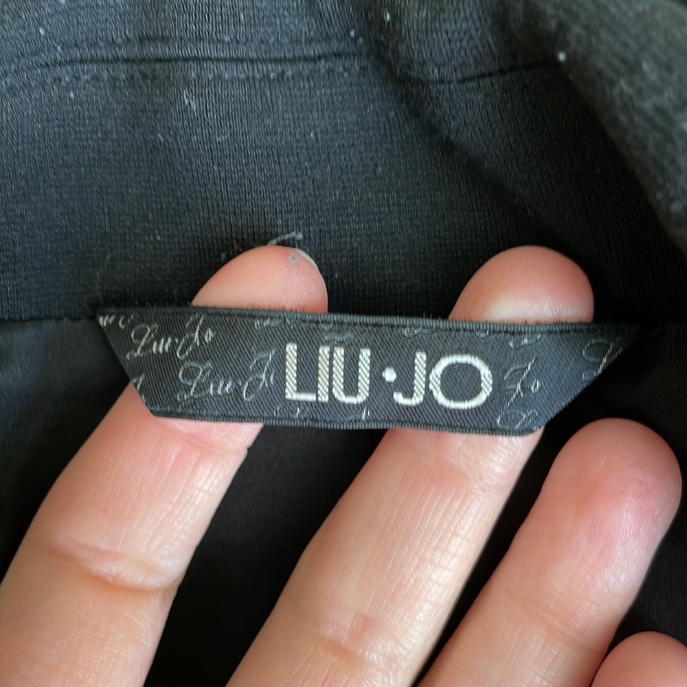 Liu Jo Sweatshirt Fabric Blazer Black S - Picture 6 of 7